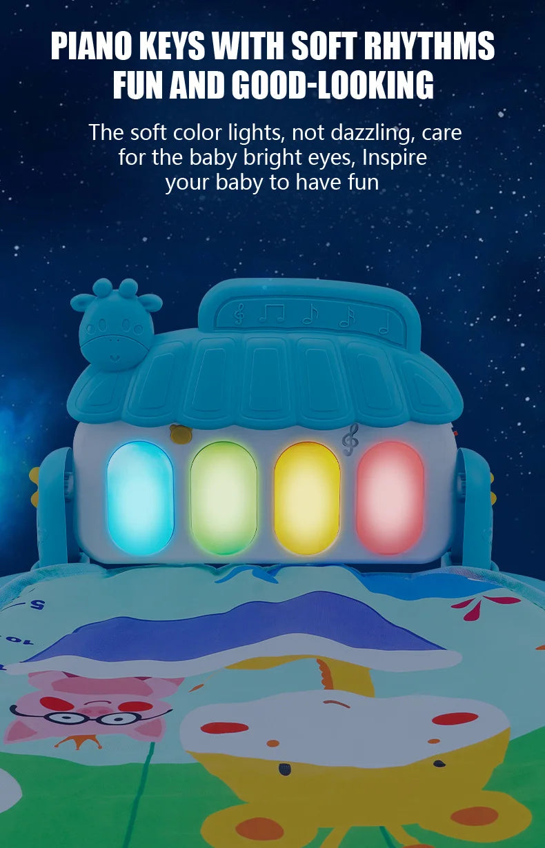 Musical Baby Play Gym & Fitness Stand – Early Learning Toy 0-36 Months