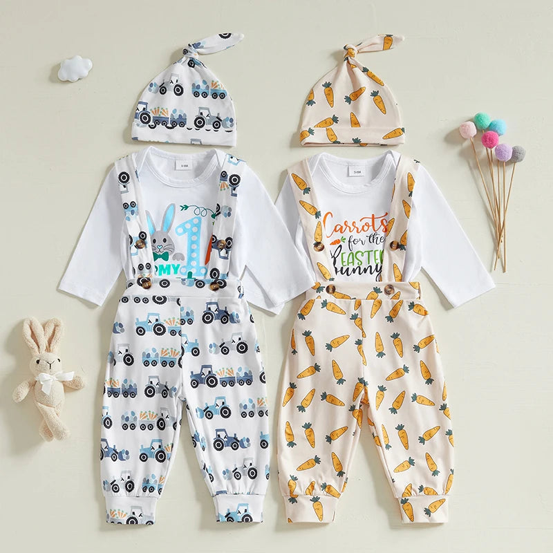Easter Bunny 3-Piece Pants Set (0-18M)