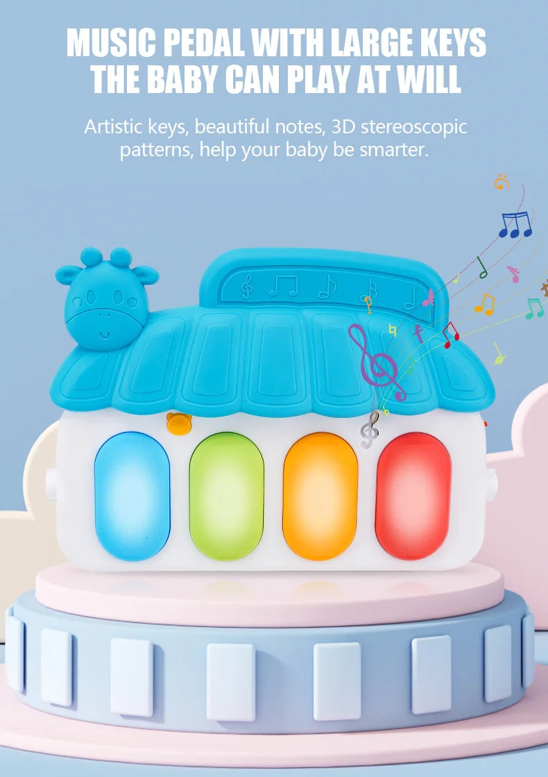 Musical Baby Play Gym & Fitness Stand – Early Learning Toy 0-36 Months