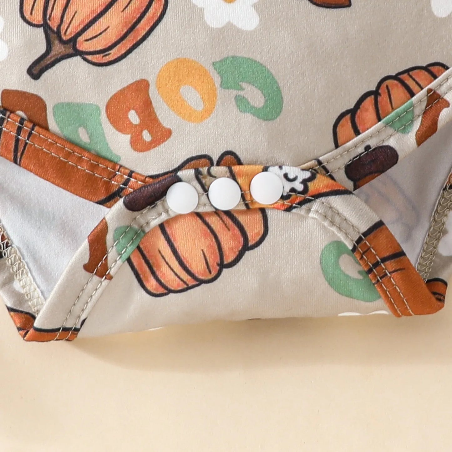 Baby Girl Thanksgiving Outfit – Long Sleeve Romper Dress with Headband
