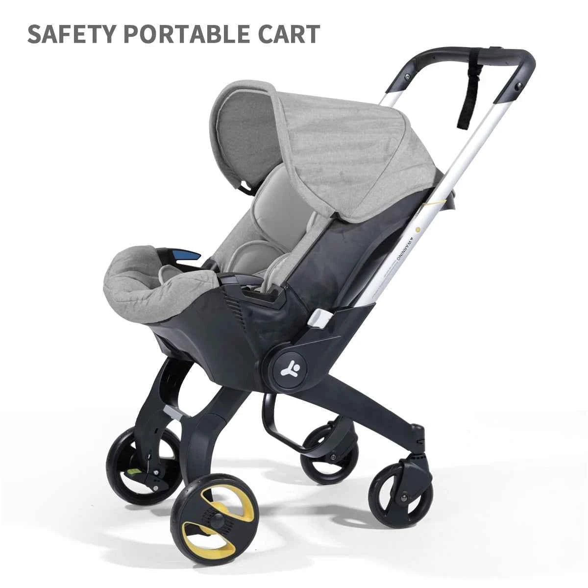 Foldable Travel Baby Stroller – Bi-directional Push, Lightweight Metal Frame for Easy Carrying
