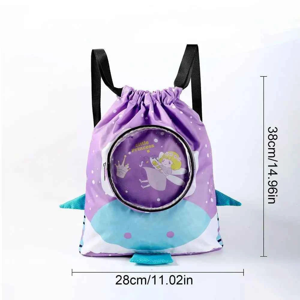 Kids Waterproof Swimming Backpack – Dry & Wet Bag Combo for Pool, Beach & Sports