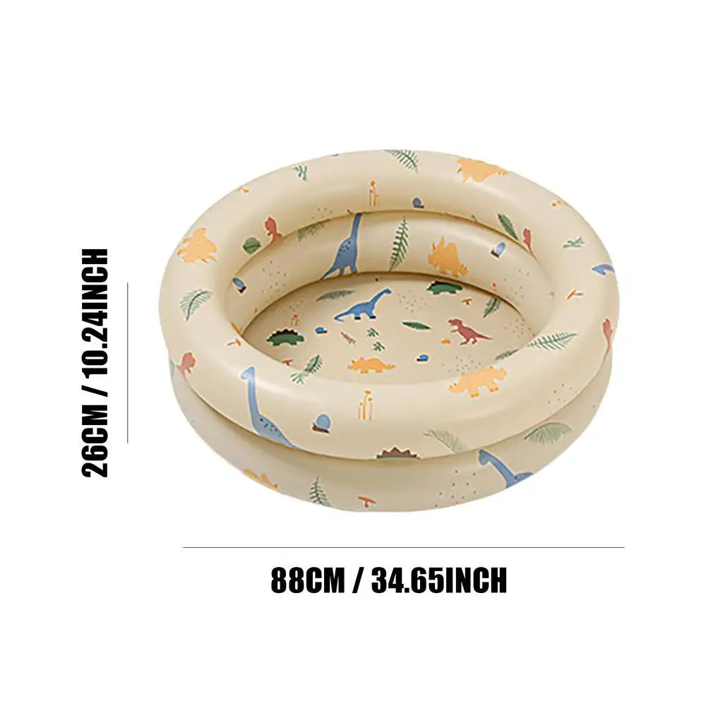 Inflatable Baby Pool – PVC Toddler Pool for Kids, Portable & Foldable Design - Haven's Heaven Boutique