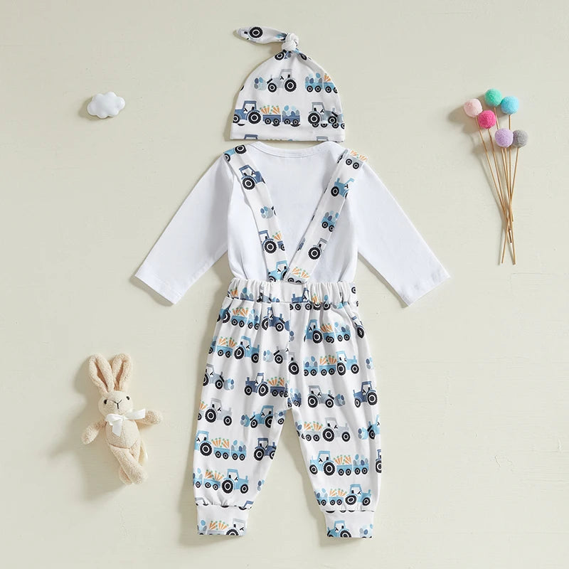 Easter Bunny 3-Piece Pants Set (0-18M)