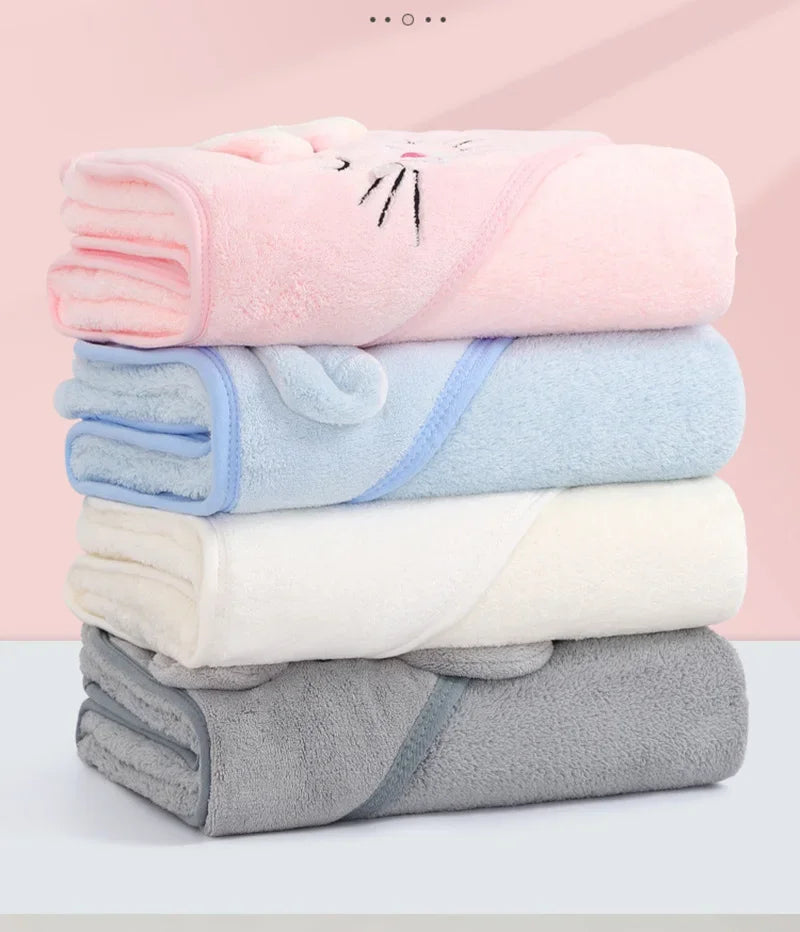 Custom Embroidered Baby Towel – Personalized Gift for Newborns & Toddlers