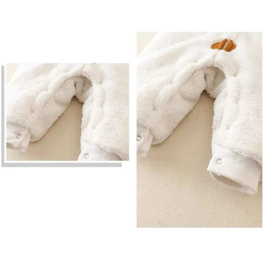 Christmas Fleece Jumpsuit for Kids – Warm Holiday Bodysuit with Full Coverage for Boys & Girls