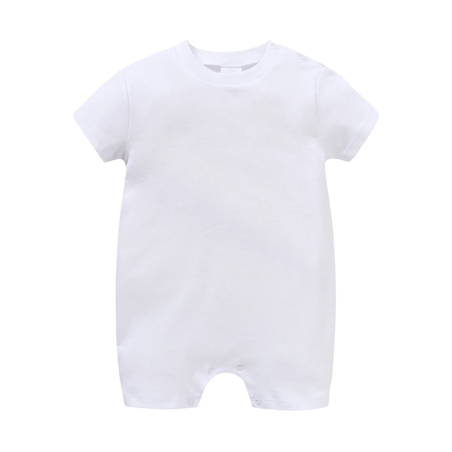 Newborn Baby Romper – Solid Cotton Unisex Jumpsuit, Infant & Toddler Onesie Overall