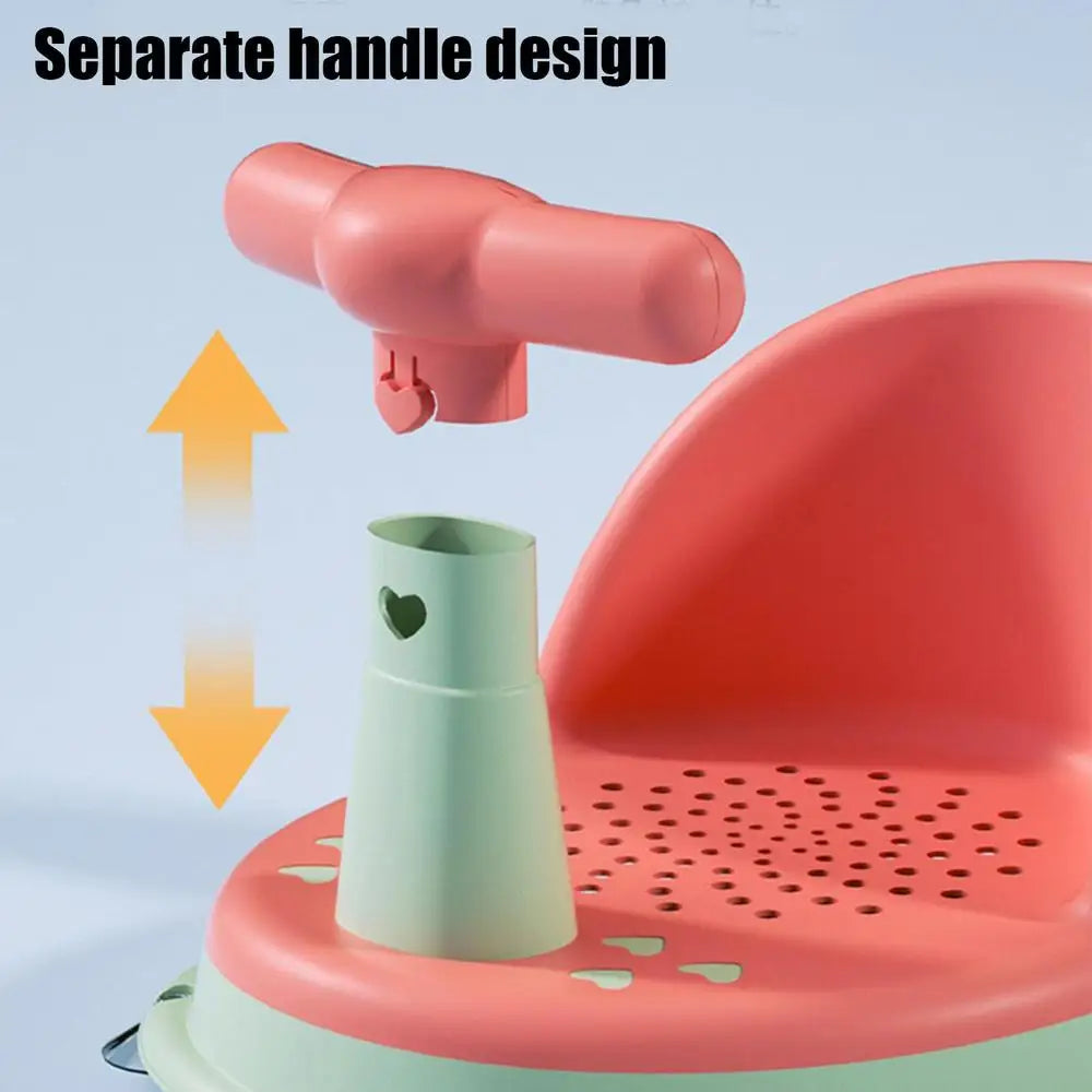 Baby Bath Seat with Suction Cups – 6–18 Months Toddler Support Chair - Haven's Heaven Boutique
