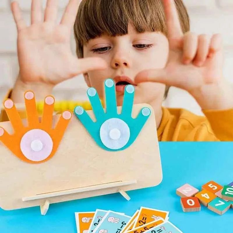 Educational Math Manipulative Blocks – Preschool Learning Toy for Hand-Eye Coordination