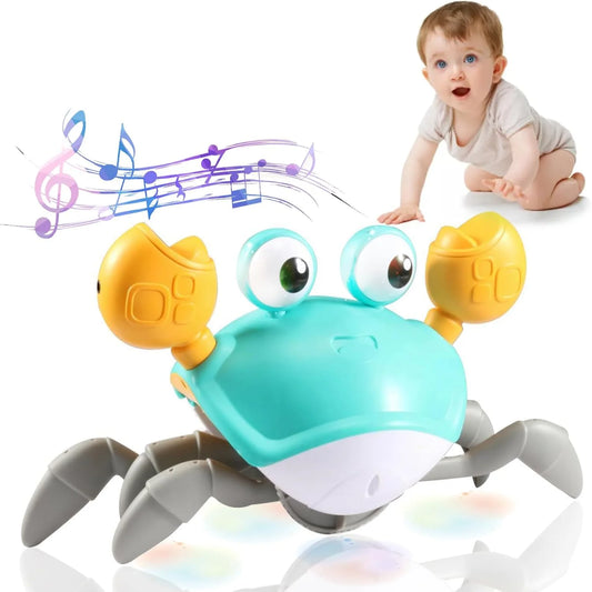 Baby Crawling Crab Toy – Interactive Tummy Time & Developmental Toy for Babies 0-18 Months
