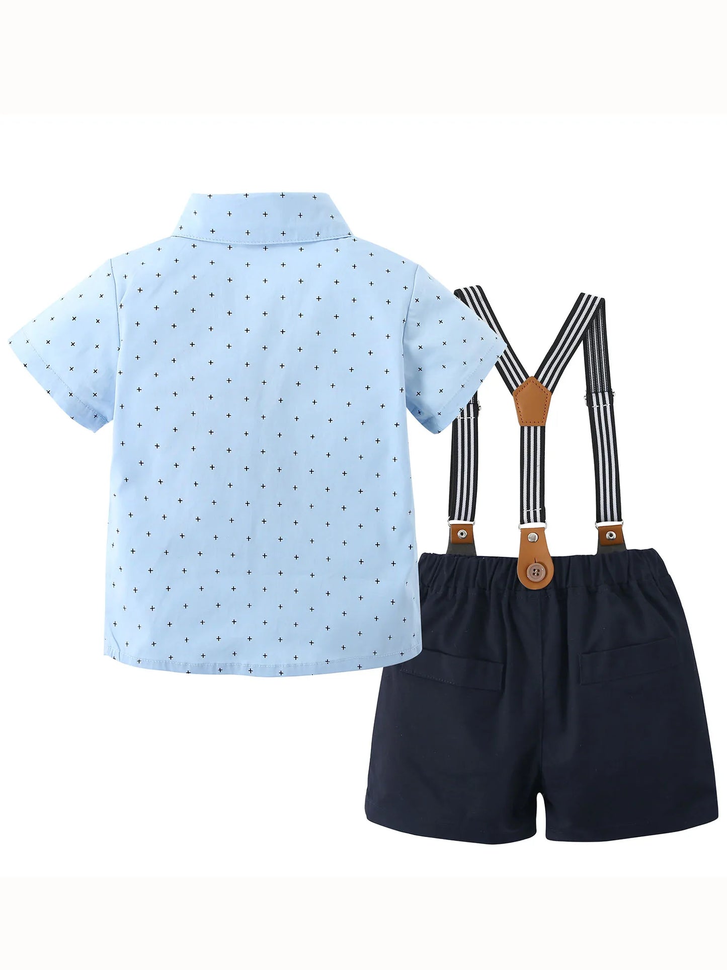 Little Gents Shorts Suit Set