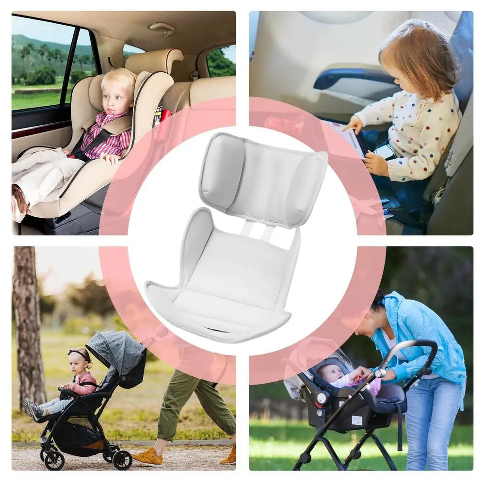 Infant Head and Body Support Pillow – Soft Cushion for Strollers, Car Seats & Travel