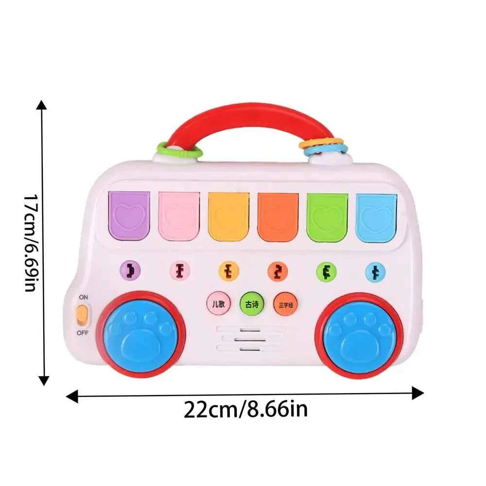 Animal Popping Musical Toy for Toddlers – Interactive Educational Color Sorting Toy for Ages 1-3