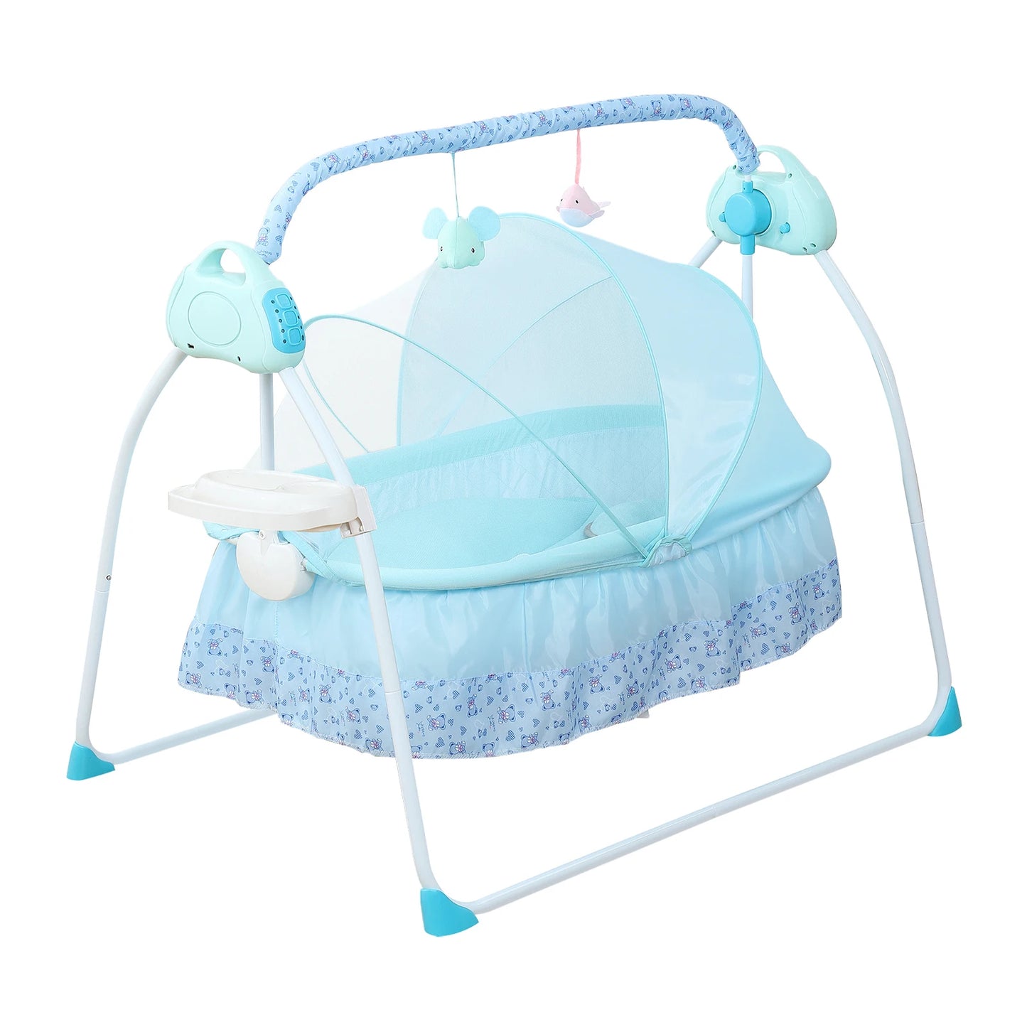 Havens Heaven Automatic Baby Swing – Infant Cradle with Music & Mosquito Net