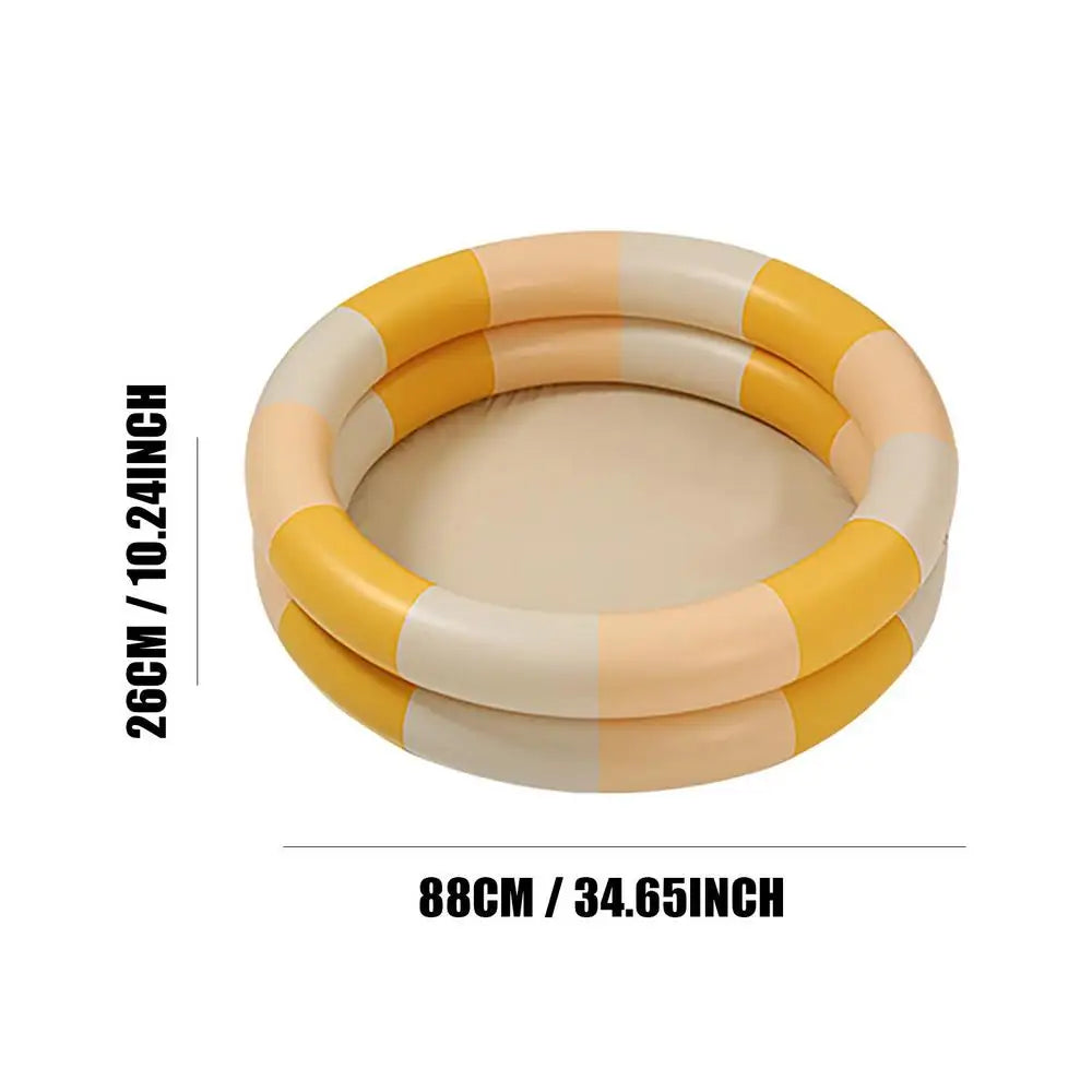 Inflatable Baby Pool – PVC Toddler Pool for Kids, Portable & Foldable Design - Haven's Heaven Boutique