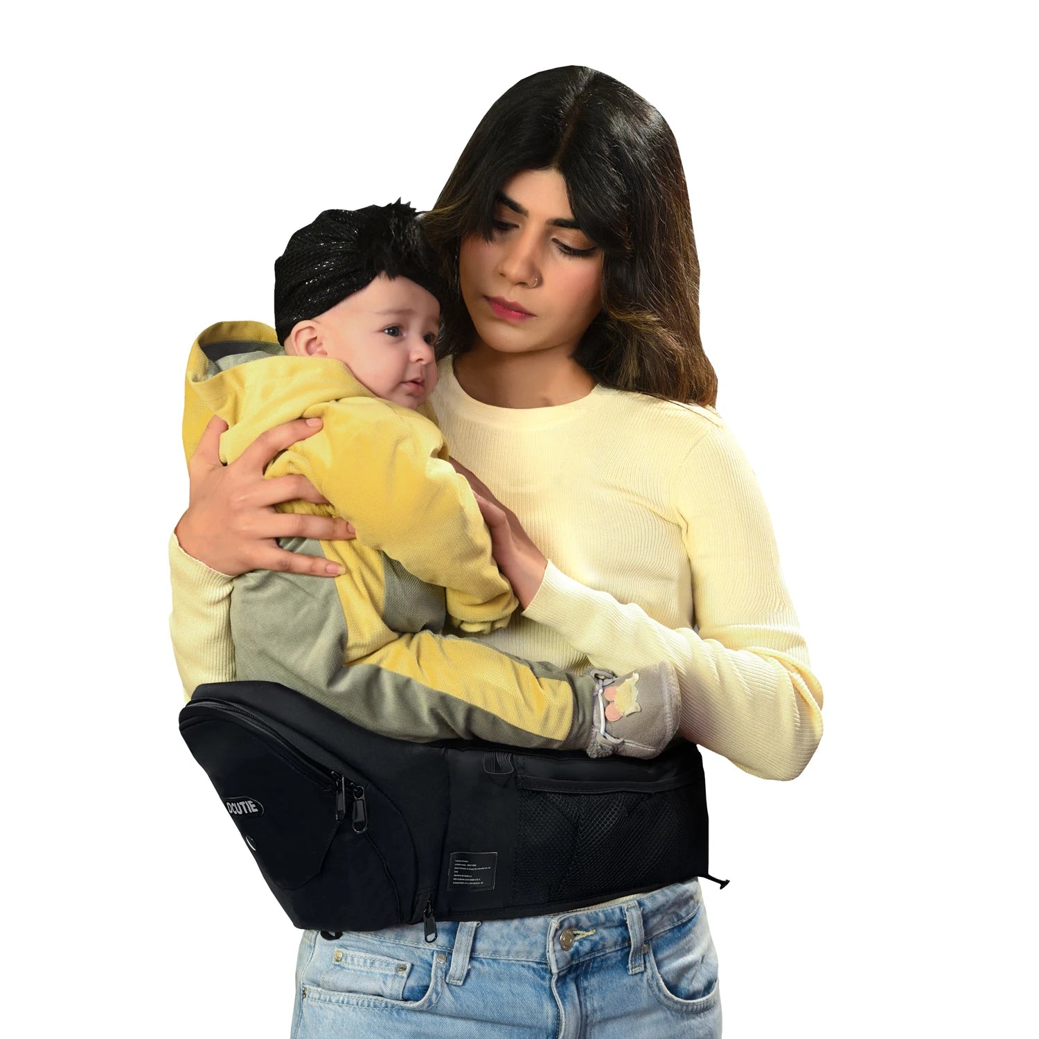 Adjustable Ergonomic Baby Hip Seat Carrier – Lightweight Waist Seat for Newborns & Toddlers (6–36 Months) - Haven's Heaven Boutique