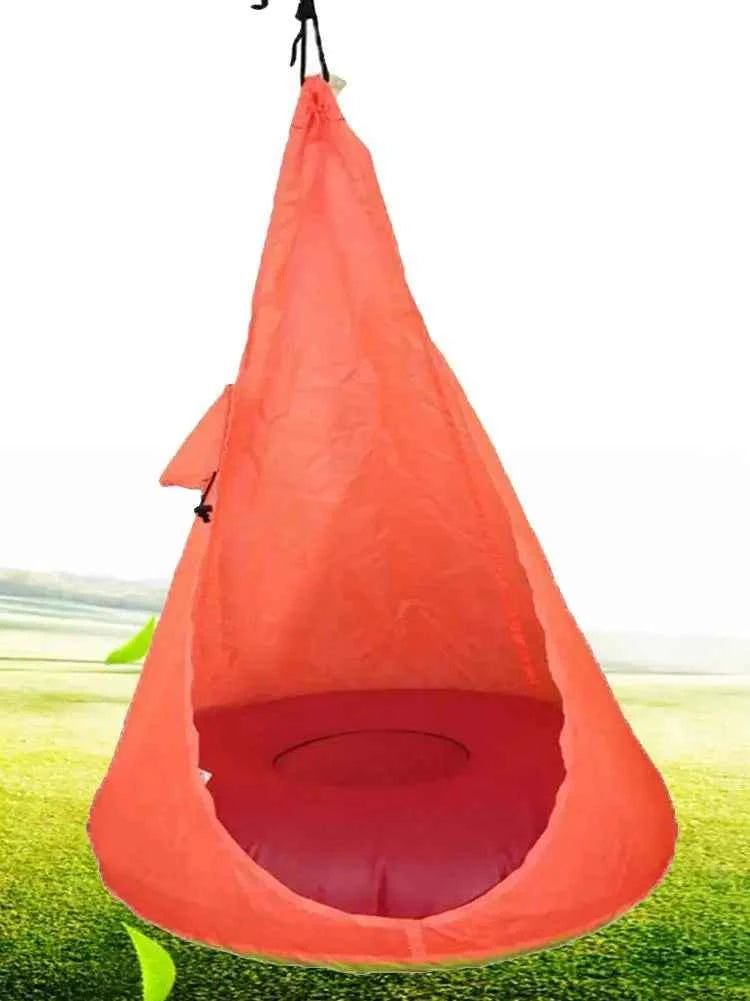 Children’s Swing Pod Hammock Chair for Indoor and Outdoor Use, Comfortable and Durable Hanging Seat Toy for Kids