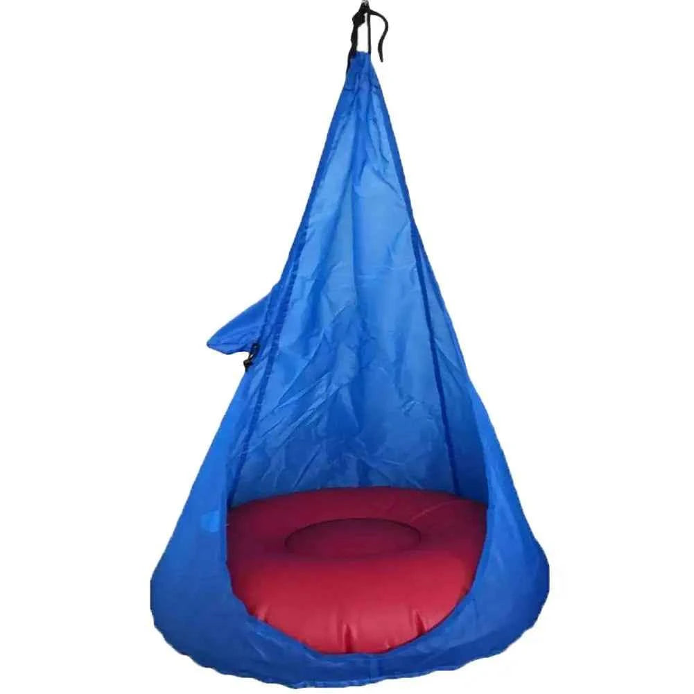 Children’s Swing Pod Hammock Chair for Indoor and Outdoor Use, Comfortable and Durable Hanging Seat Toy for Kids