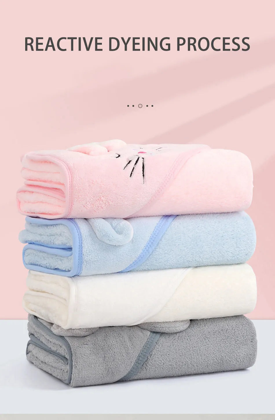 Soft Absorbent Baby Towel & Swaddle – Multi-Use Blanket for Newborns
