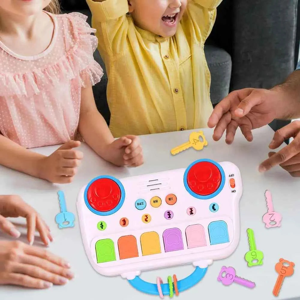Animal Popping Musical Toy for Toddlers – Interactive Educational Color Sorting Toy for Ages 1-3