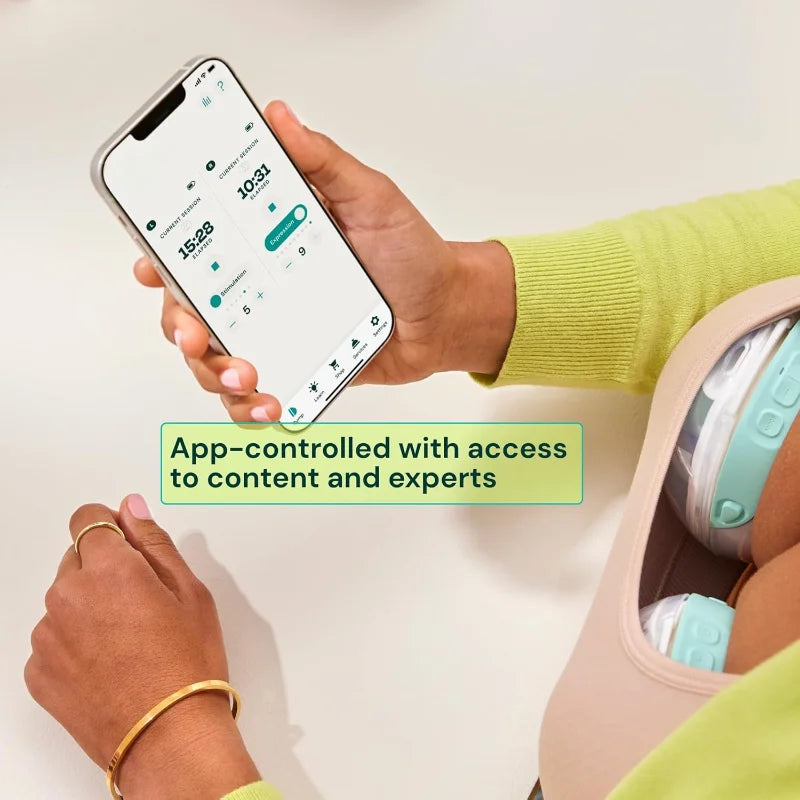 Hands-Free Wearable Breast Pump – Portable Electric Cordless Pump with 9 Suction Levels