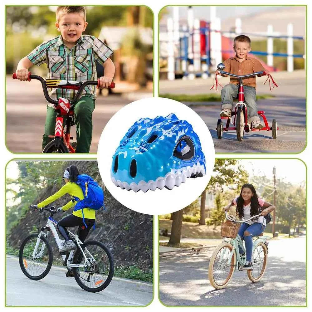 Toddler Bike Helmet Dinosaur Design – Kids Multi-Sport Protective Helmet for Bicycle, Scooter, and Skate