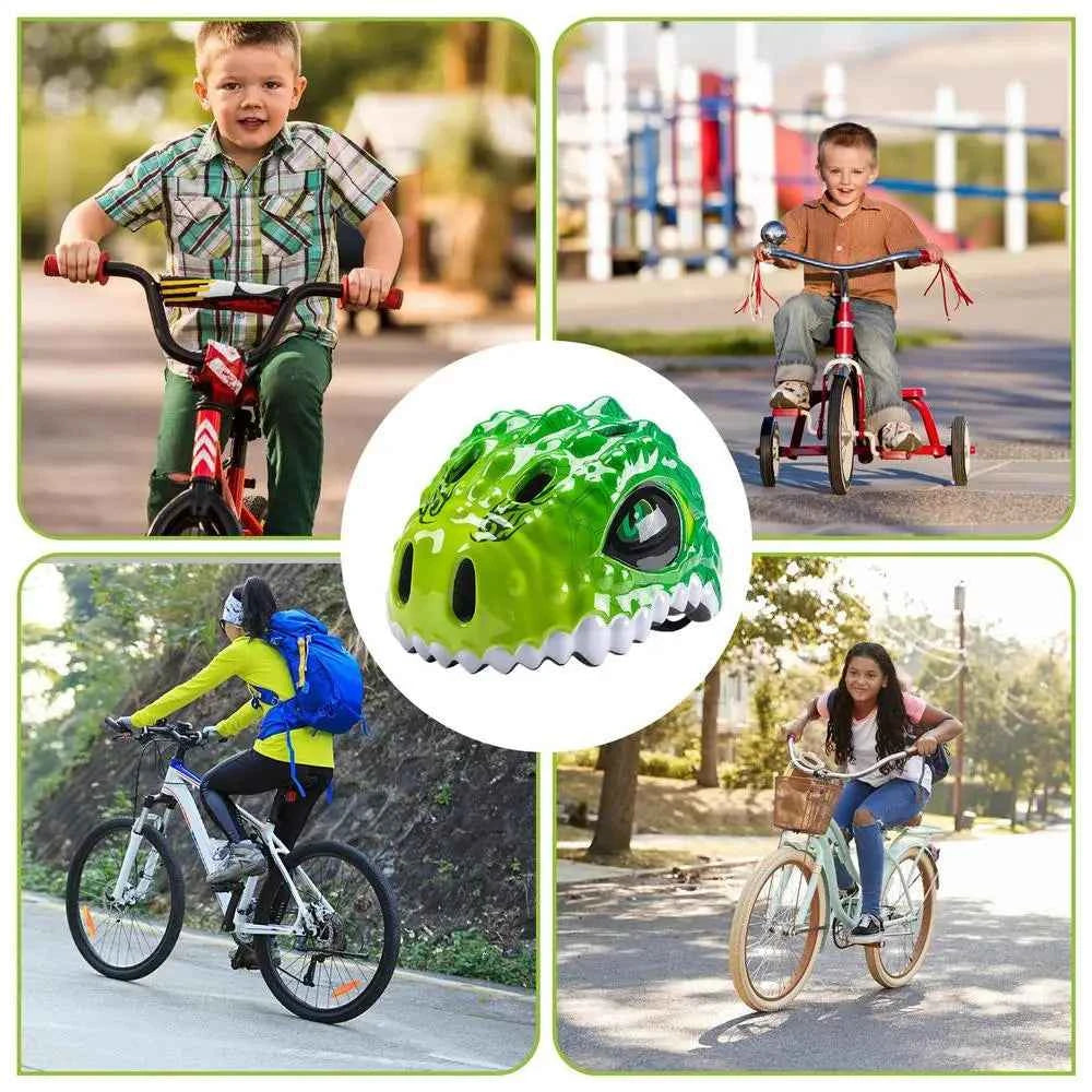 Toddler Bike Helmet Dinosaur Design – Kids Multi-Sport Protective Helmet for Bicycle, Scooter, and Skate