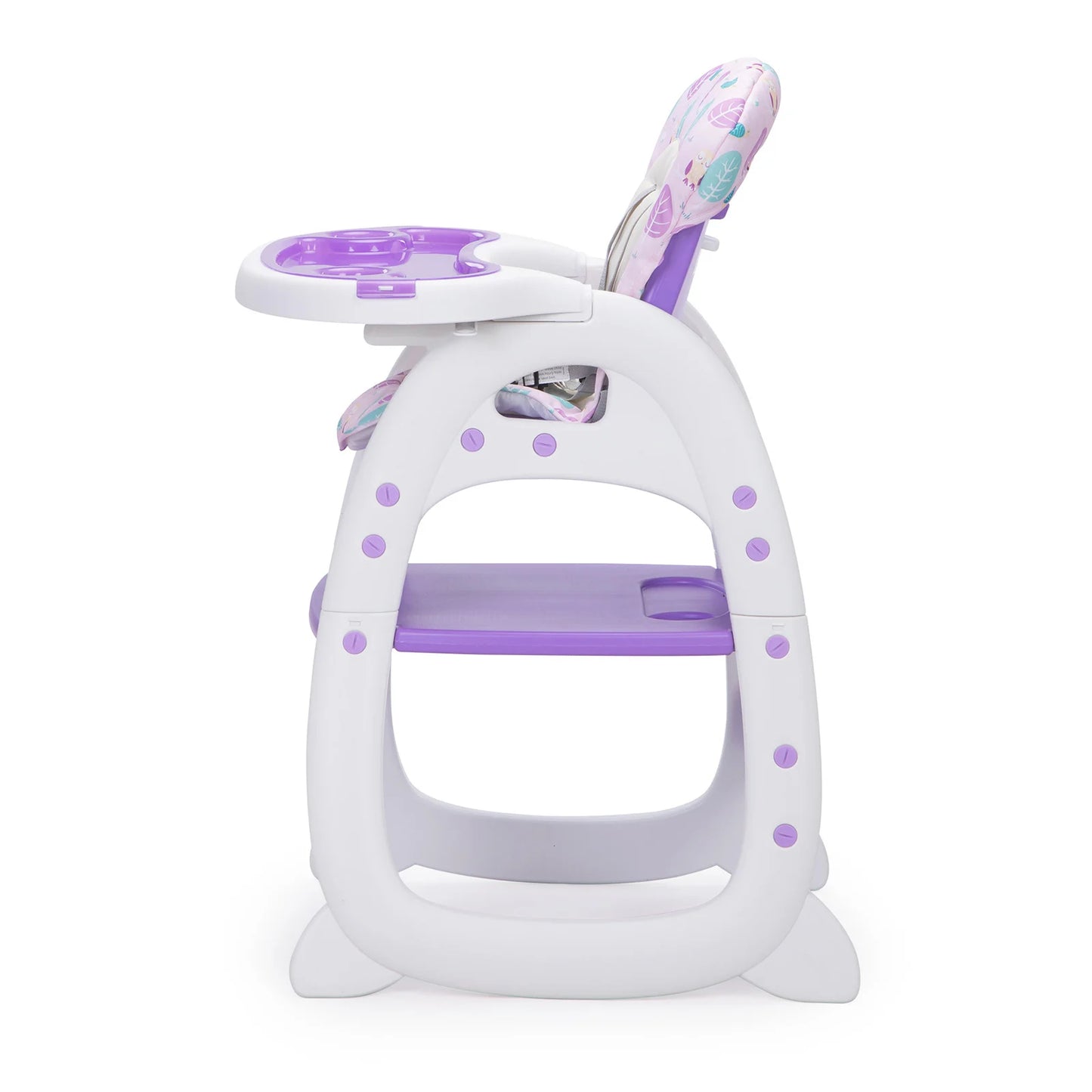 3-in-1 Convertible Baby High Chair with Booster Seat, Feeding Tray & Toddler Table Chair Set – Adjustable Backrest, Safety Belt, Easy Clean