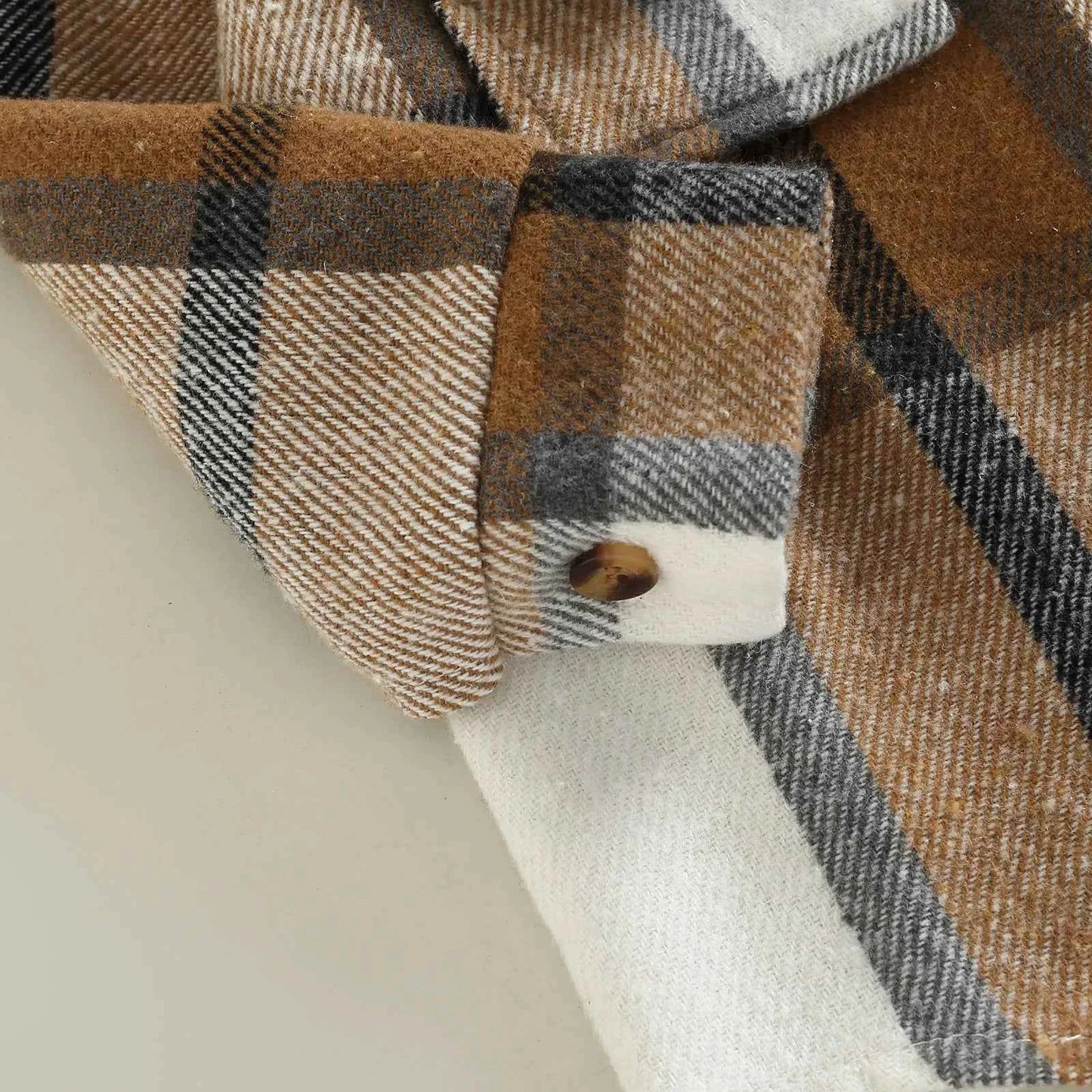 Baby Plaid Shirt Jacket – Casual Long Sleeve Button-Up Coat for Boys and Girls (0–4 Years)