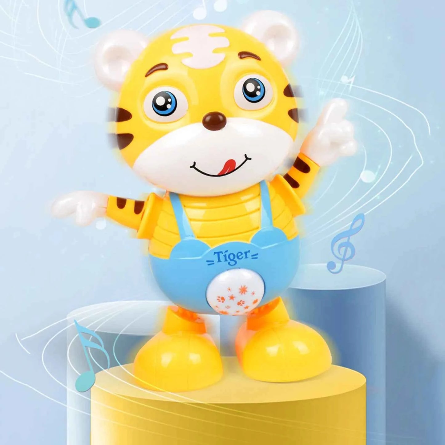 Musical Alphabet Toy for Toddlers - Dancing Tiger Musical Toy with Lights and Music