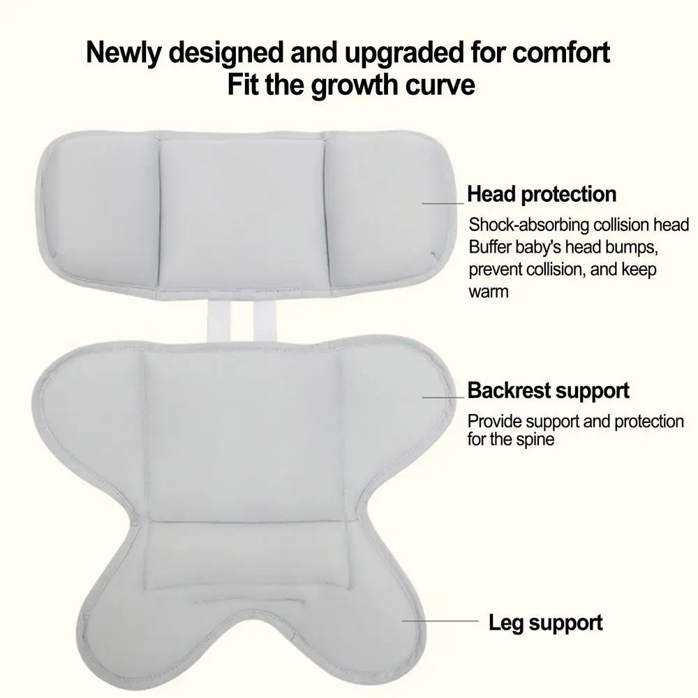 Infant Head and Body Support Pillow – Soft Cushion for Strollers, Car Seats & Travel
