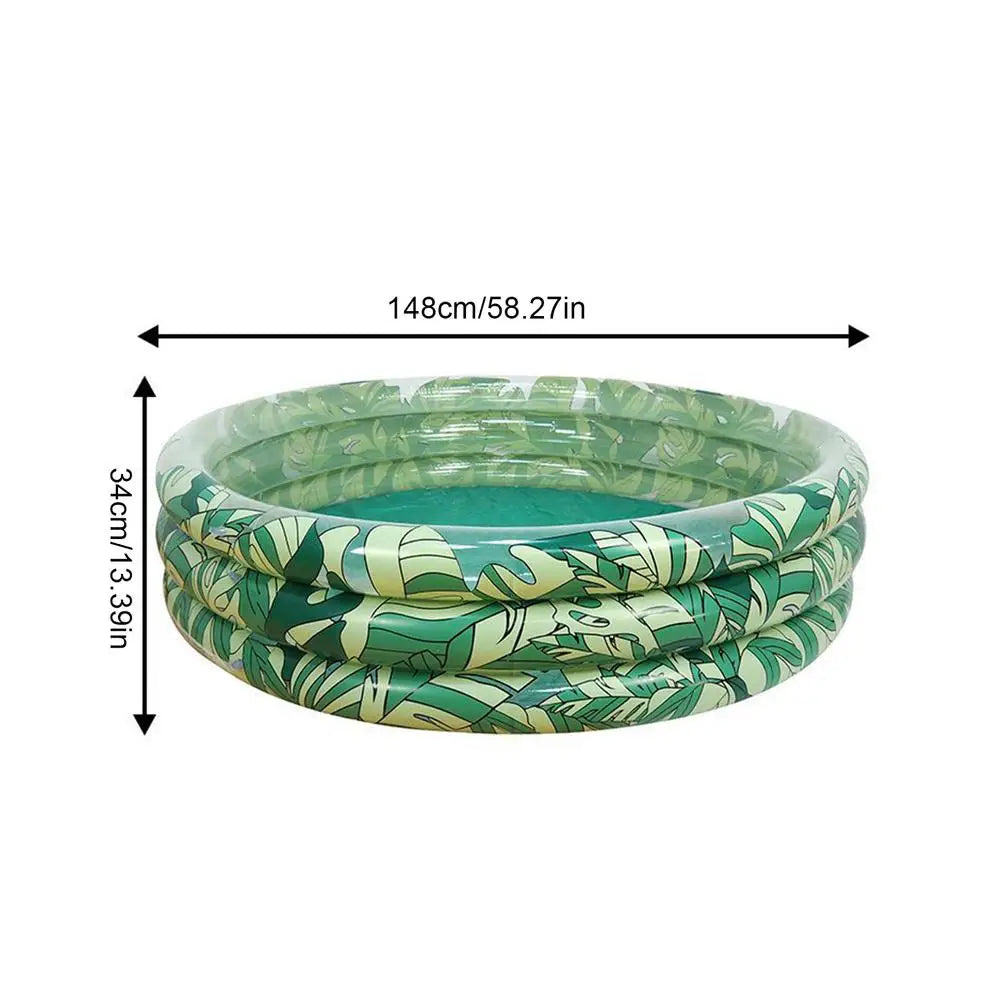 Inflatable Baby Pool – PVC Toddler Pool for Kids, Portable & Foldable Design - Haven's Heaven Boutique