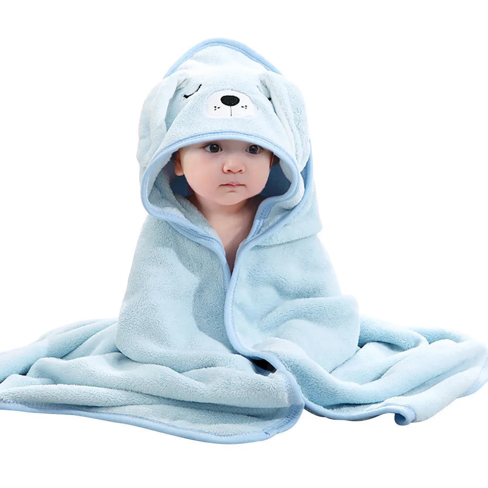 Soft Absorbent Baby Towel & Swaddle – Multi-Use Blanket for Newborns
