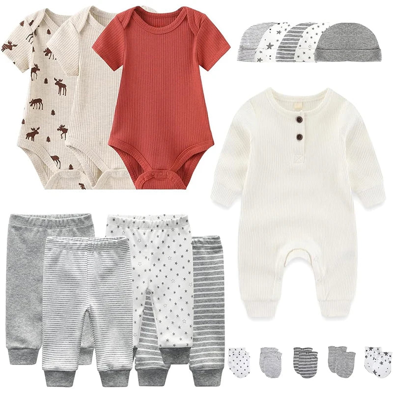 Bundle of Joy 18-Piece Sleeper Set For Girls or Boys (3-6M)