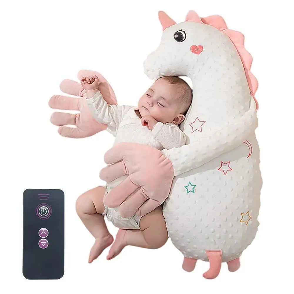 Electric Baby Sleep Patting Doll with Soothing Palm, Remote-Control Hand Pillow, Adjustable Baby Sleep Soother