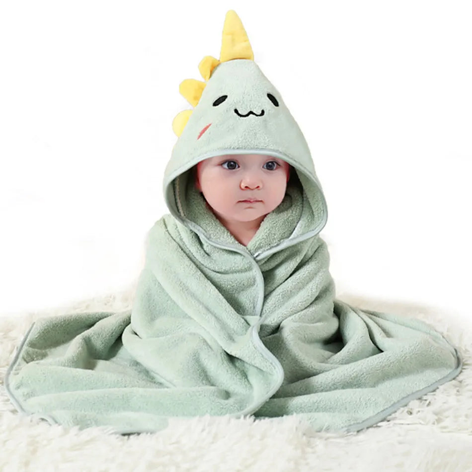 Soft Absorbent Baby Towel & Swaddle – Multi-Use Blanket for Newborns