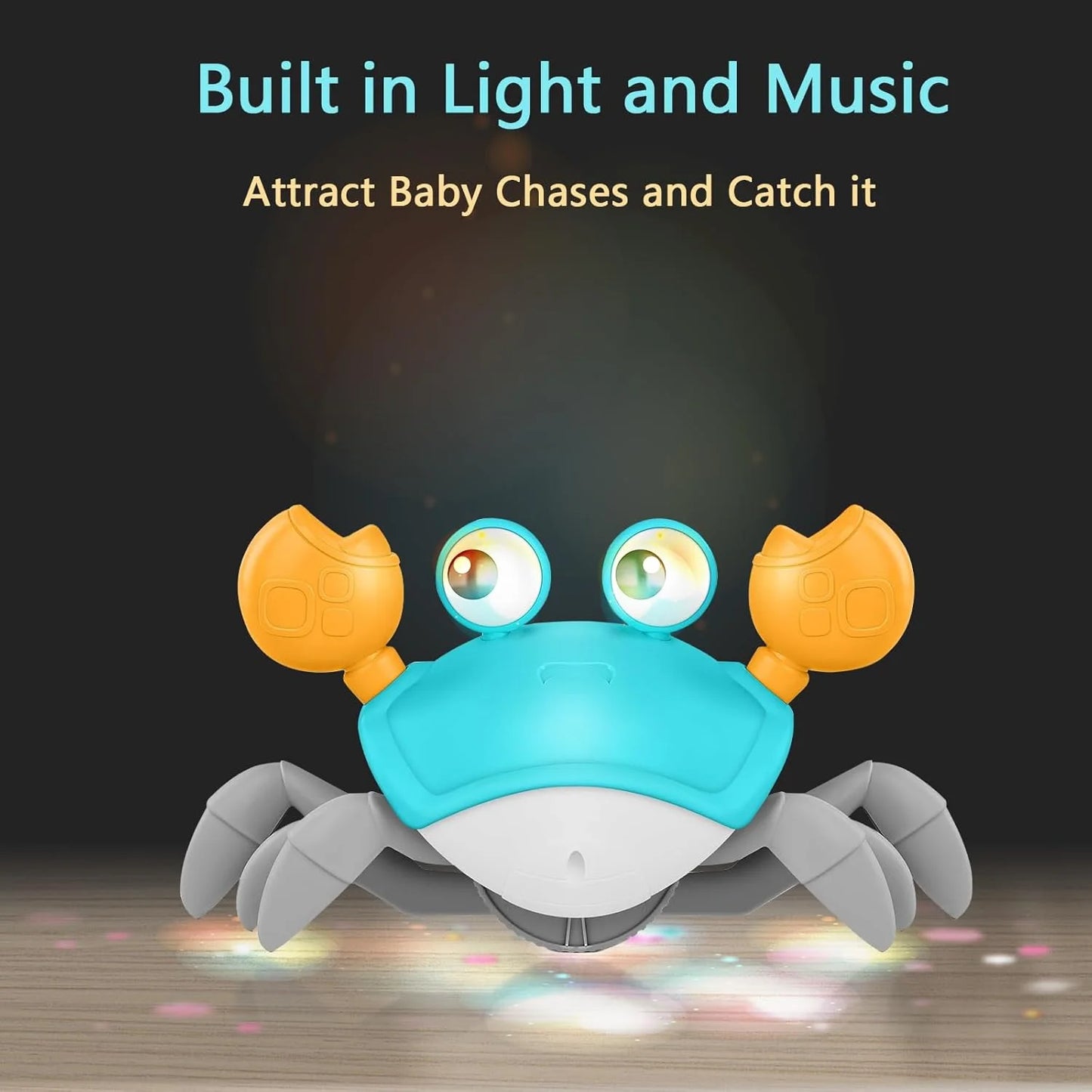 Baby Crawling Crab Toy – Interactive Tummy Time & Developmental Toy for Babies 0-18 Months