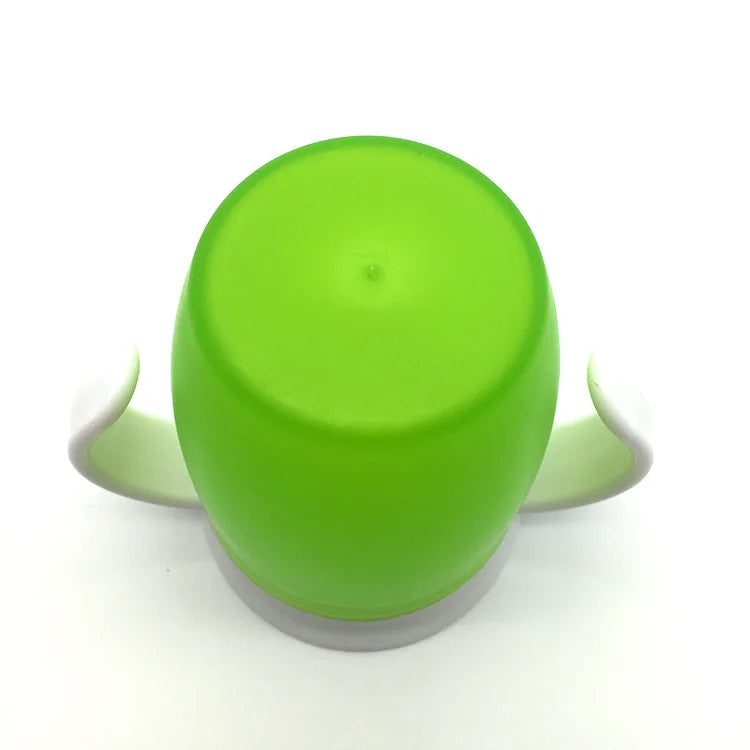 360° Rotatable Baby Drinking Cup – Leakproof Silicone Bottle with Double Handles & Flip Lid