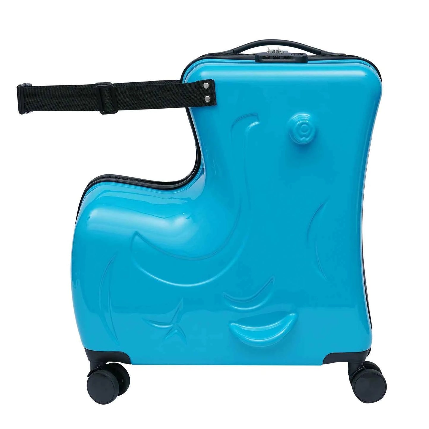 Kids Ride-On Horse Suitcase 20” Spinner Luggage – Hard Shell Rolling Travel Case with Wheels, Carry-On for Toddlers Ages 3–6