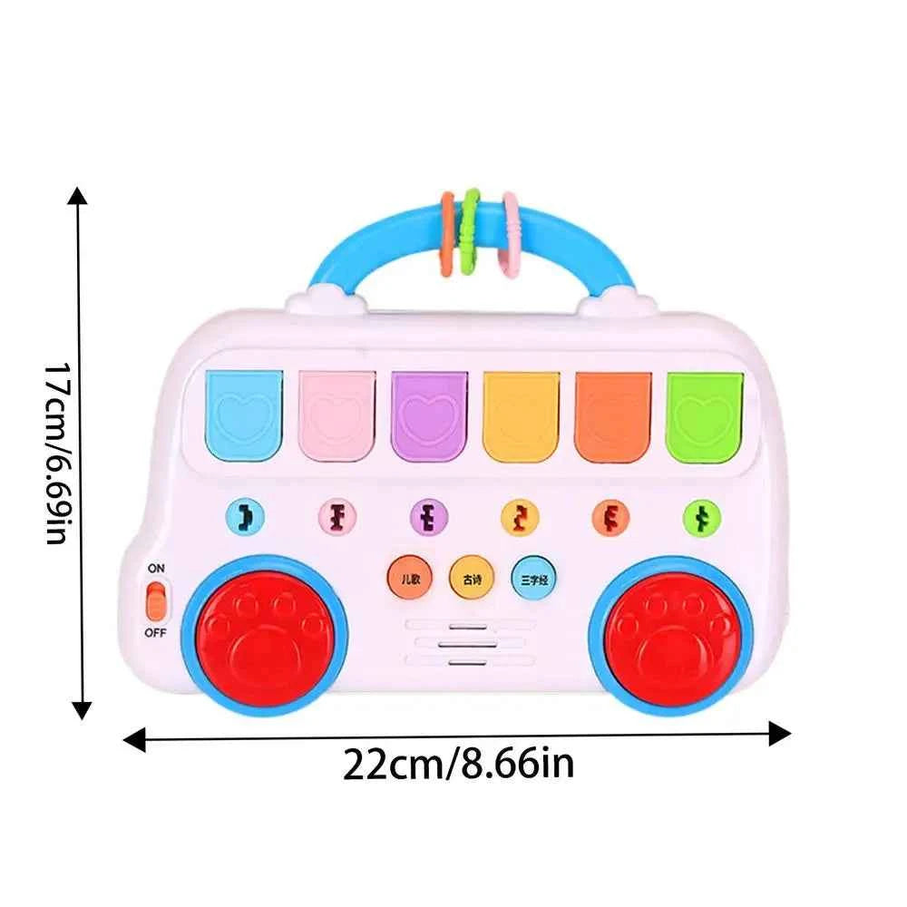 Animal Popping Musical Toy for Toddlers – Interactive Educational Color Sorting Toy for Ages 1-3