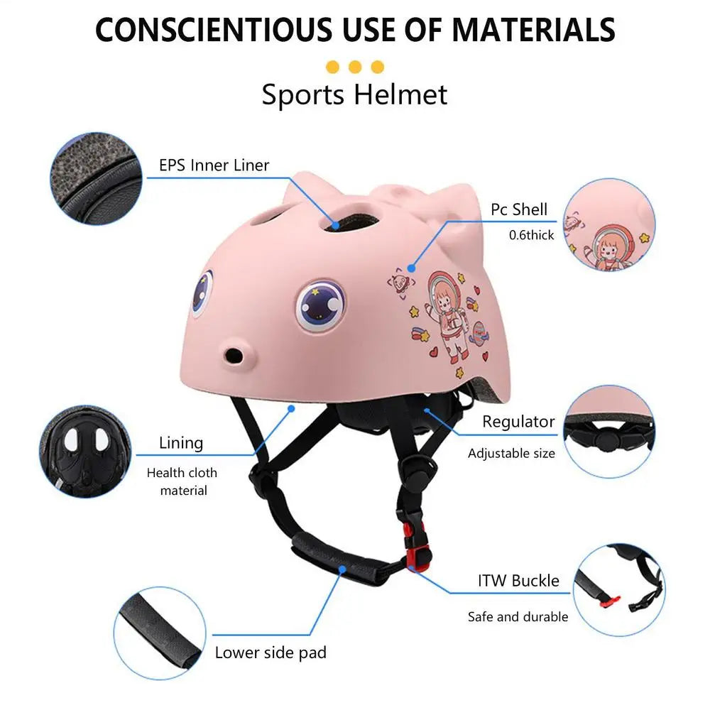 Kids & Toddler Bike Helmet – Safety Helmet for Ages 2-14, Bike and Skateboard