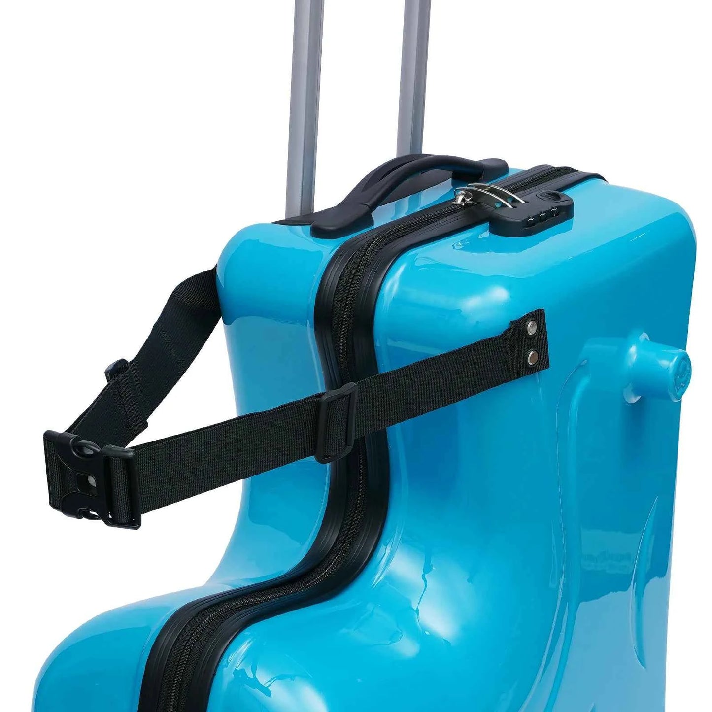 Kids Ride-On Horse Suitcase 20” Spinner Luggage – Hard Shell Rolling Travel Case with Wheels, Carry-On for Toddlers Ages 3–6