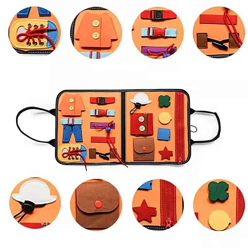 Dressing Boards For Preschool Learn To Dress Boards Sensory Quiet Books Educational Sensory Toys Easy Learning Lightweight