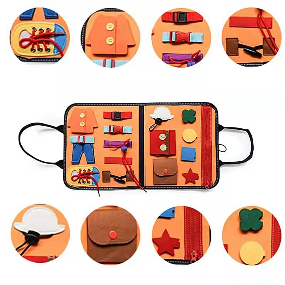 Dressing Boards For Preschool Learn To Dress Boards Sensory Quiet Books Educational Sensory Toys Easy Learning Lightweight