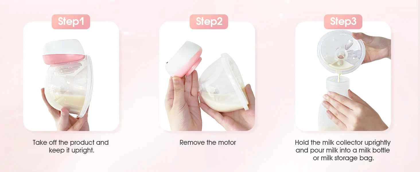 Hands-Free Breast Pump – Electric, Rechargeable, Silent & Painless for Comfortable Breastfeeding (2-Pack)