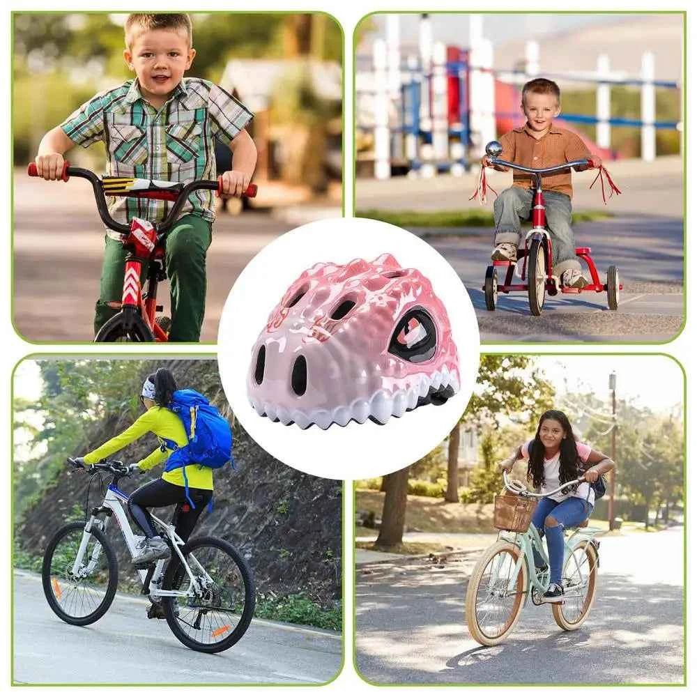 Toddler Bike Helmet Dinosaur Design – Kids Multi-Sport Protective Helmet for Bicycle, Scooter, and Skate