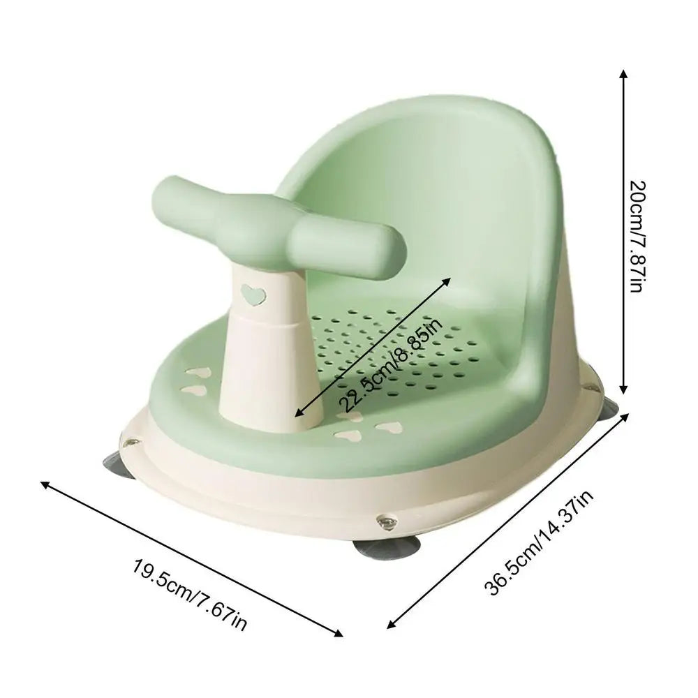 Baby Bath Seat with Suction Cups – 6–18 Months Toddler Support Chair - Haven's Heaven Boutique