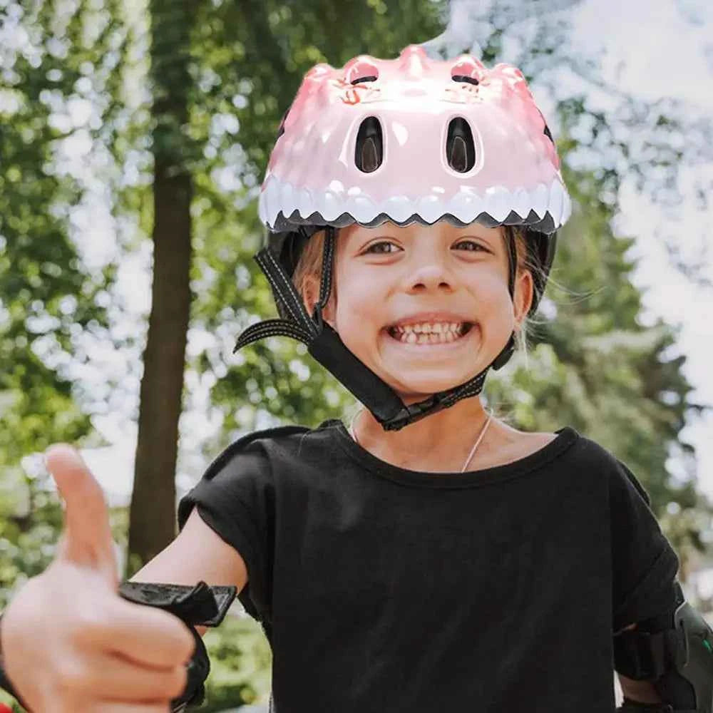 Toddler Bike Helmet Dinosaur Design – Kids Multi-Sport Protective Helmet for Bicycle, Scooter, and Skate