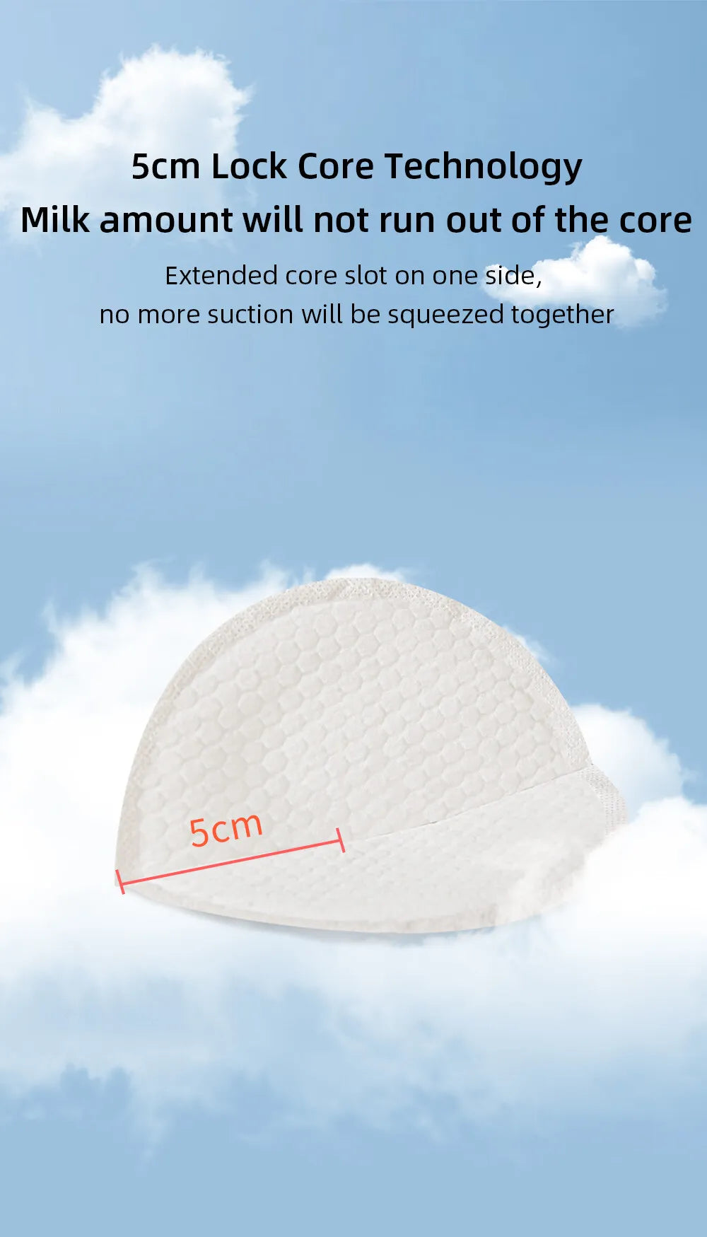 Disposable Nursing Pads – Thin, Absorbent Breast Pads for Breastfeeding Moms by SUNVENO 60/100pcs