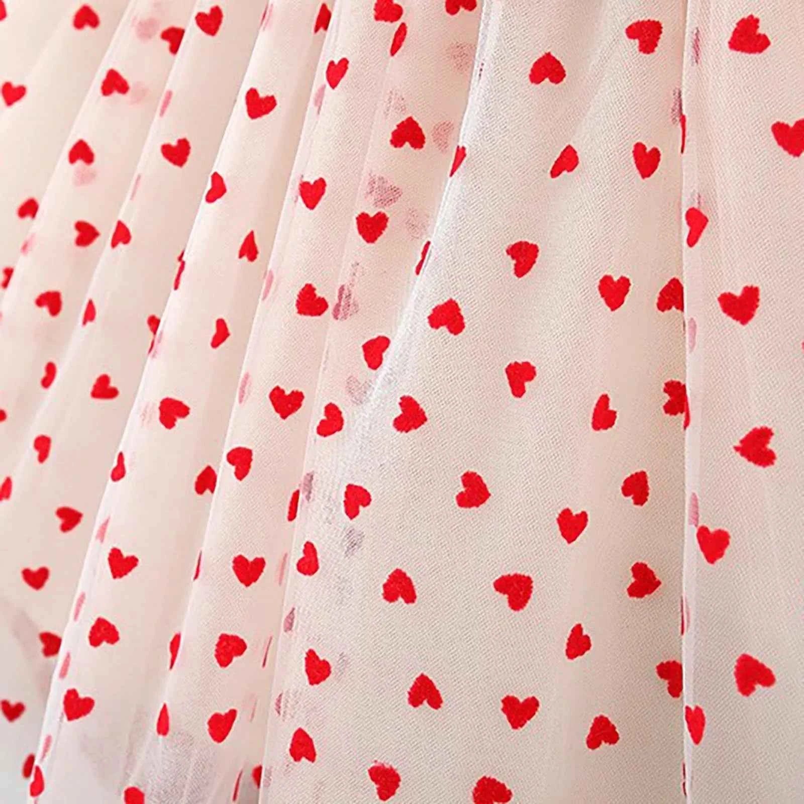 Toddler & Infant Girls Floral Princess Dress – Fly Sleeve Ruffled Bowknot Ribbed Dress